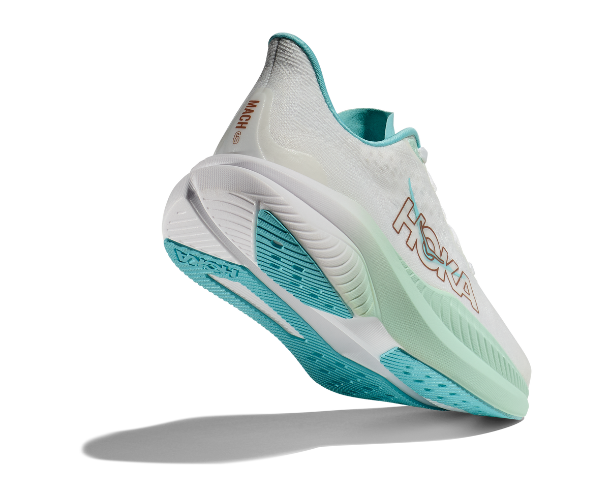 HOKA Women's Mach 6 - FROST / ROSE GOLD