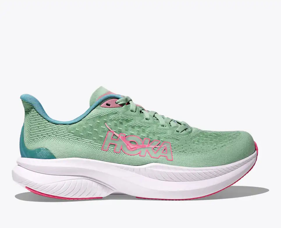 HOKA Women's Mach 6 - JADEITE / ALPINE BLUE (Wide)