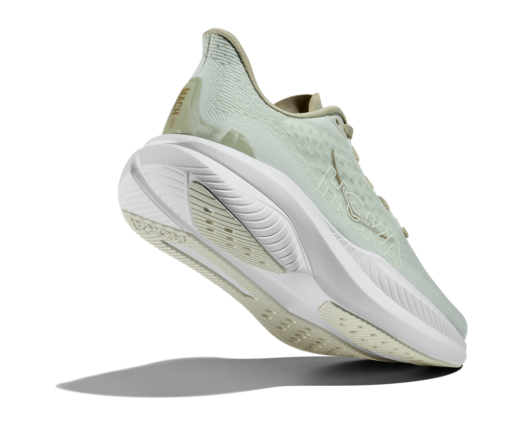 HOKA Women's Mach 6 - OYSTER MUSHROOM / TRUFFLE SALT