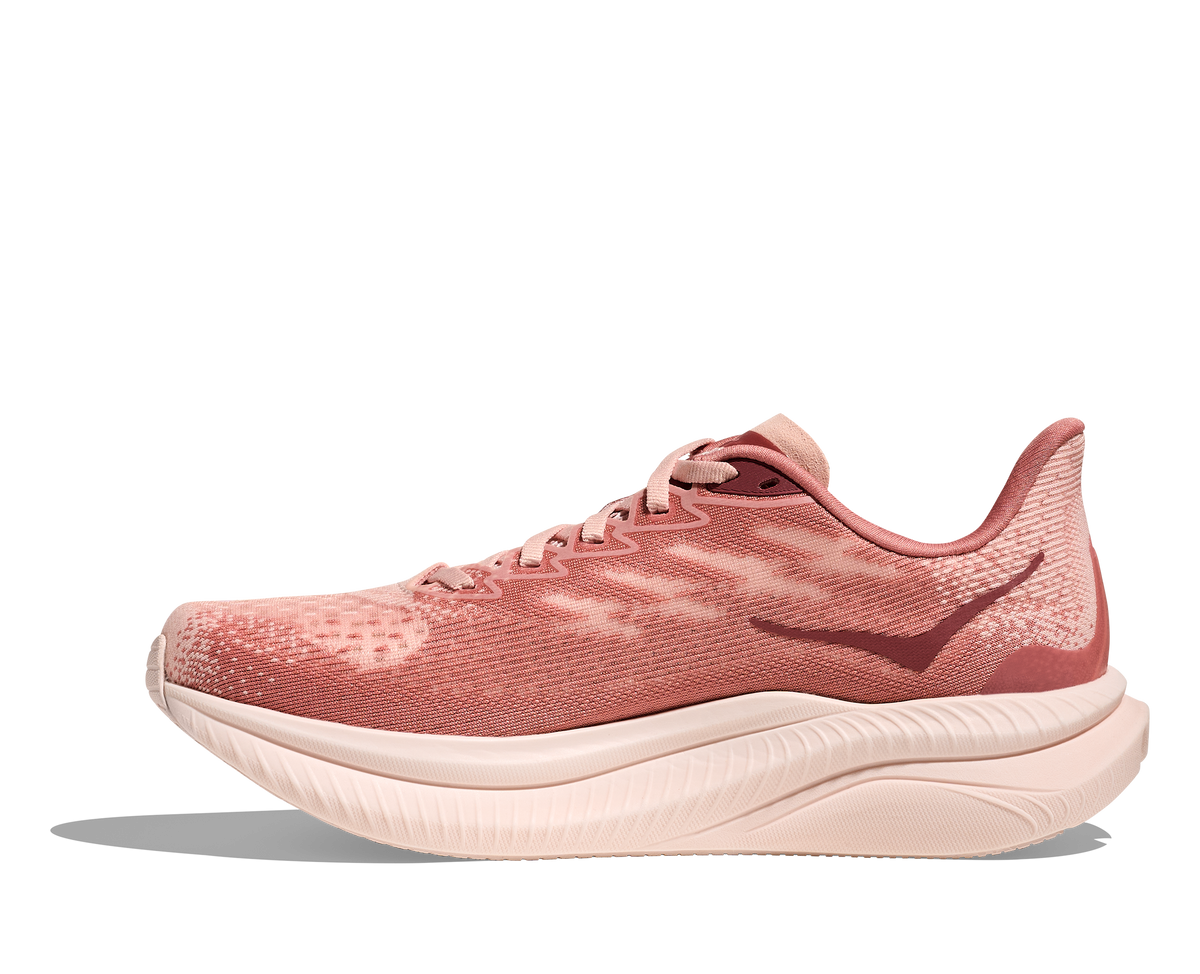 HOKA Women's Mach 6 - ROSE LATTE / BLUSH