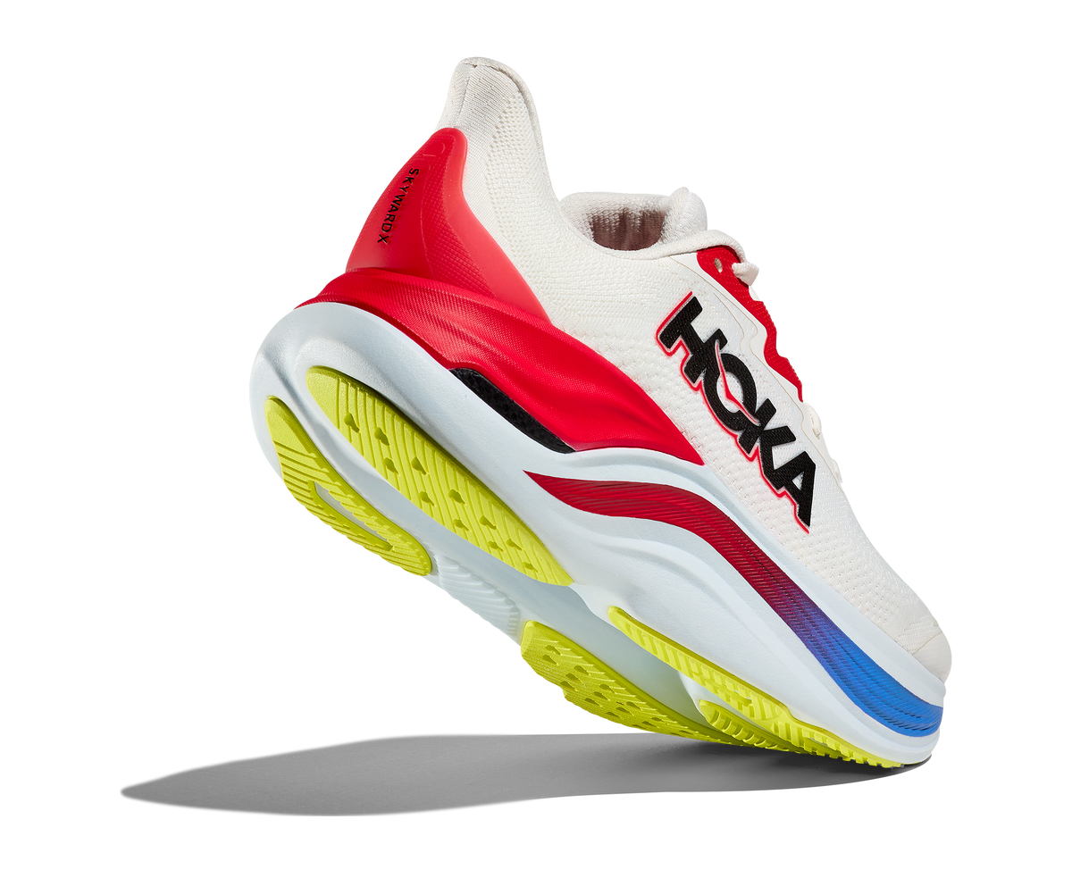 HOKA Men's Skyward X - BLANC DE BLANC / VIRTUAL BLUE