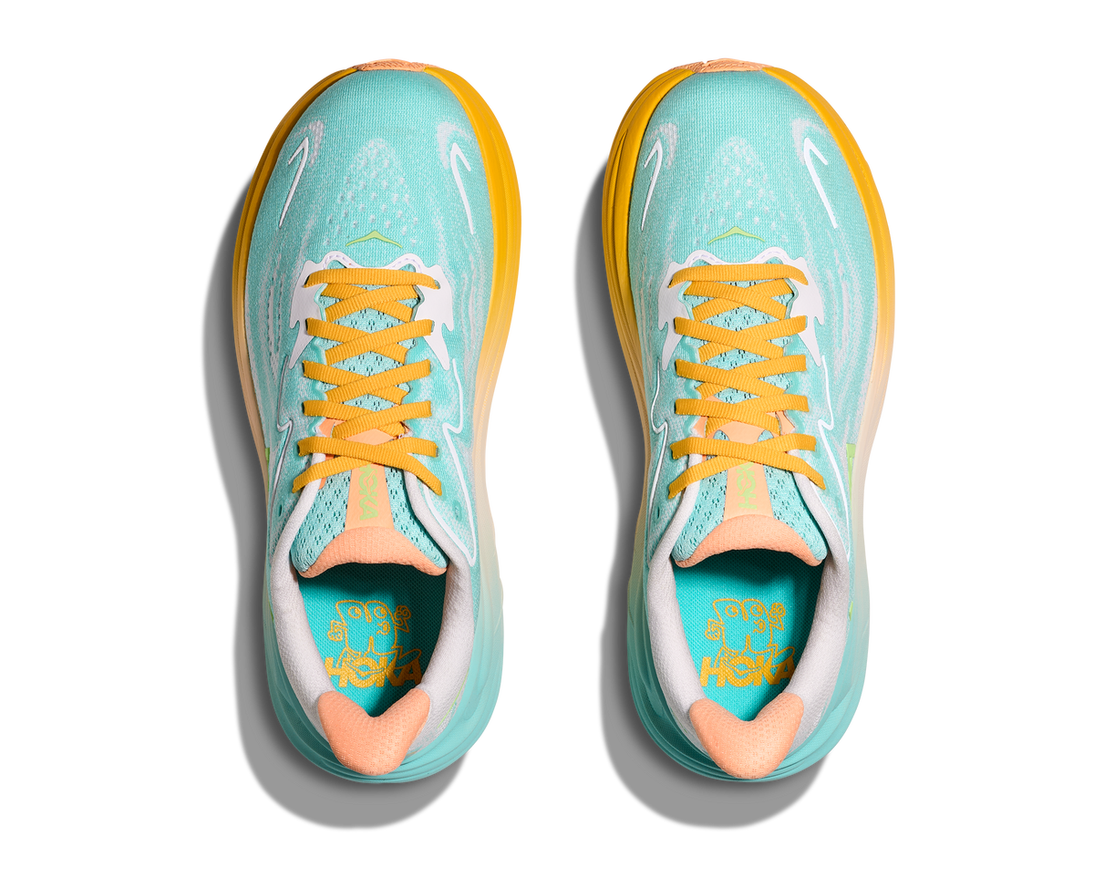 HOKA Women's Clifton 10 - BLUE SPARK / WHITE