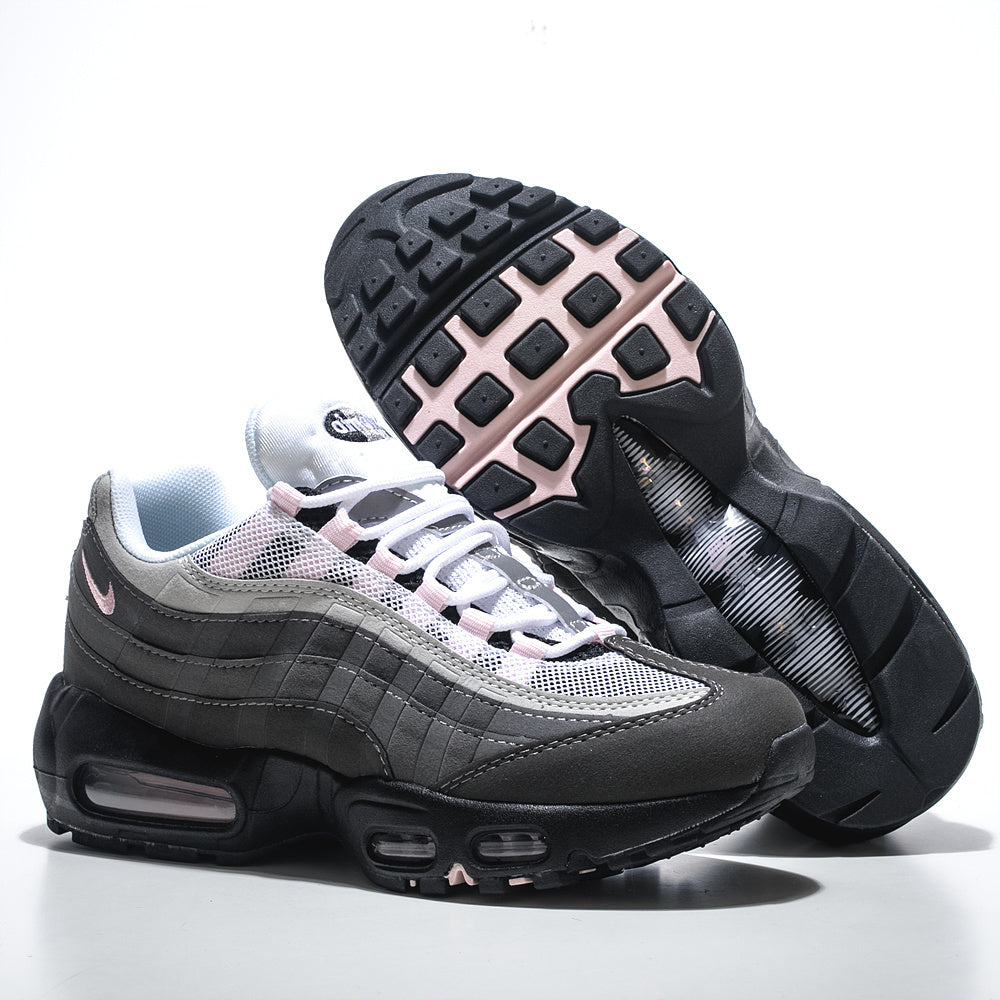 Air Max 95-Style Sneakers – Grey & Black