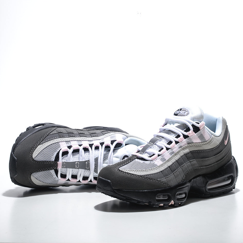 Air Max 95-Style Sneakers – Grey & Black