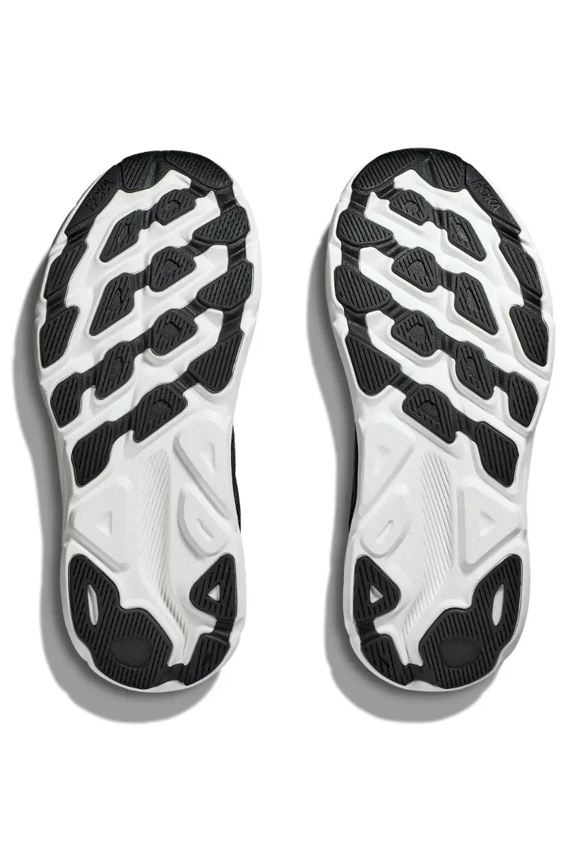 Hoka Mens Clifton 9 Wide - Black/White (1132210-BWHT)